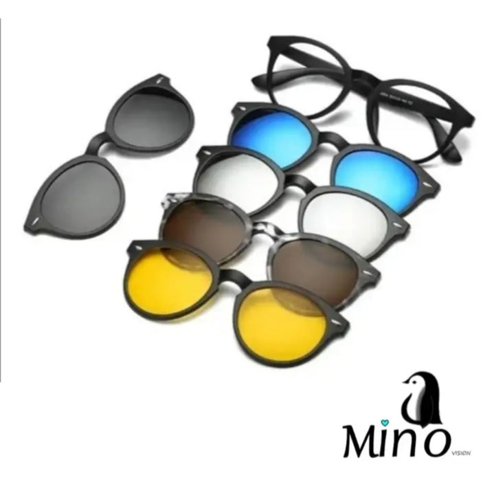 Lentes clip on solar 5 en 1 modelo 2205A
